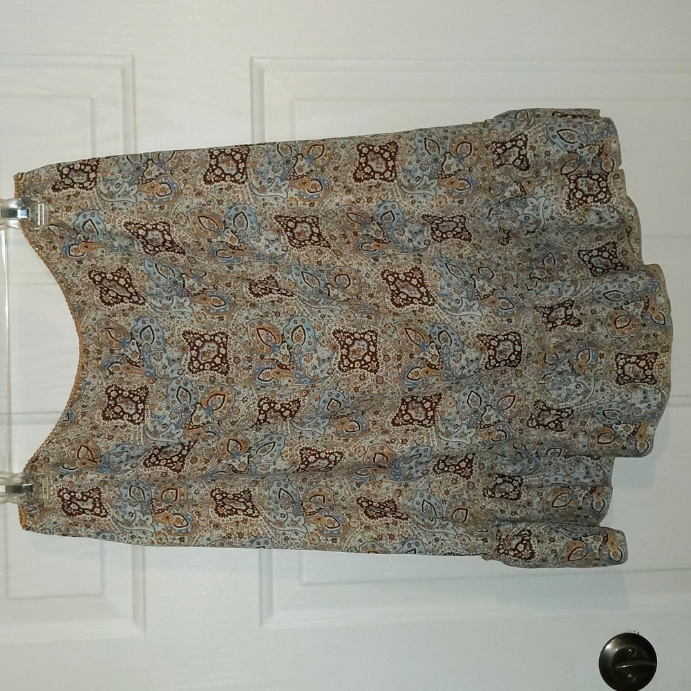 Juniors Vintage No Boundaries Floral Ruffled Skirt Size Large 11/13